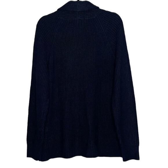 NWT Slate & Stone Arthur Navy Shawl Collar Knit Wool Blend Cardigan Size XLarge - Picture 4 of 11